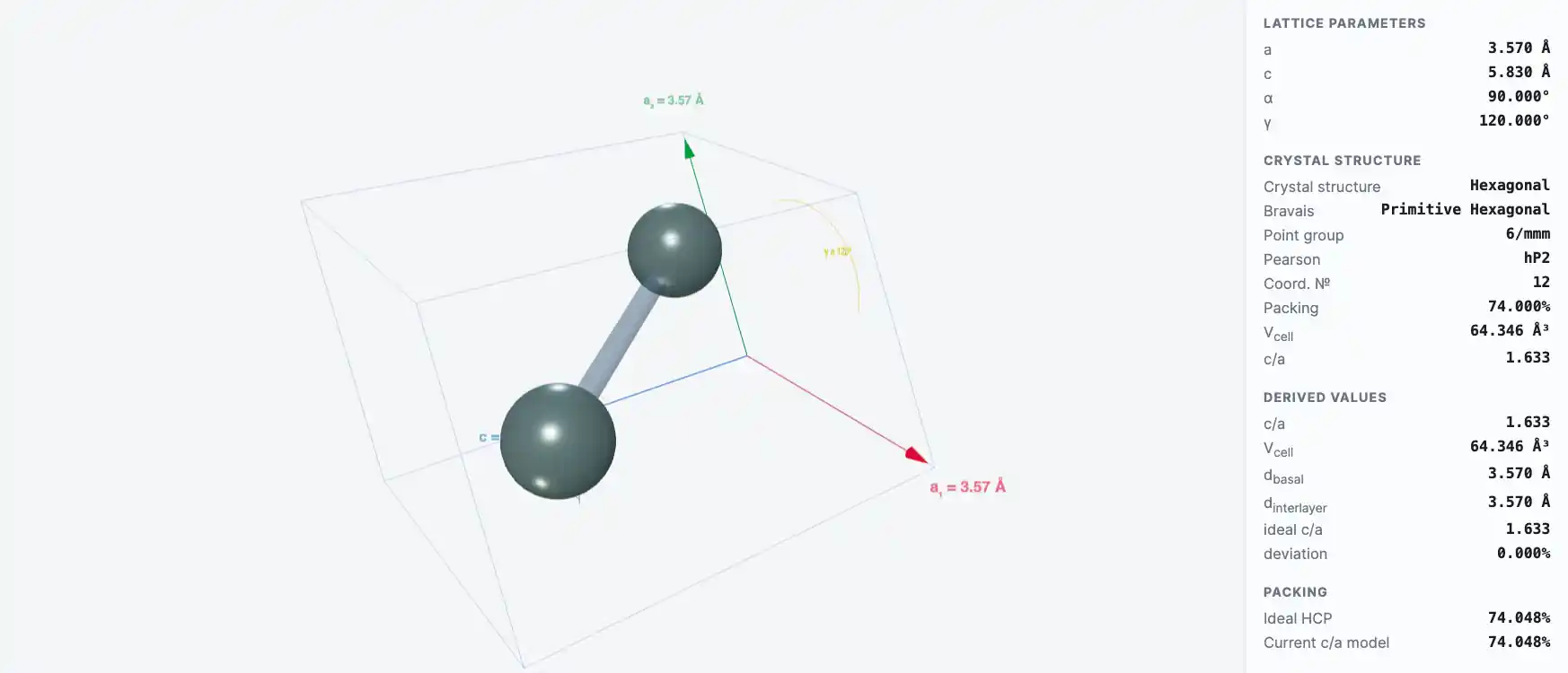 Helium — Crystal Structure Visualizer Preview