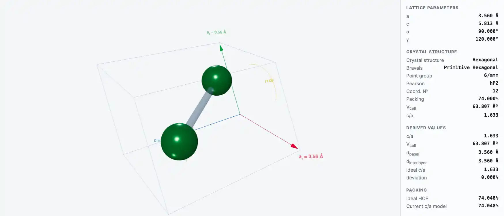 Erbium — Crystal Structure Visualizer Preview